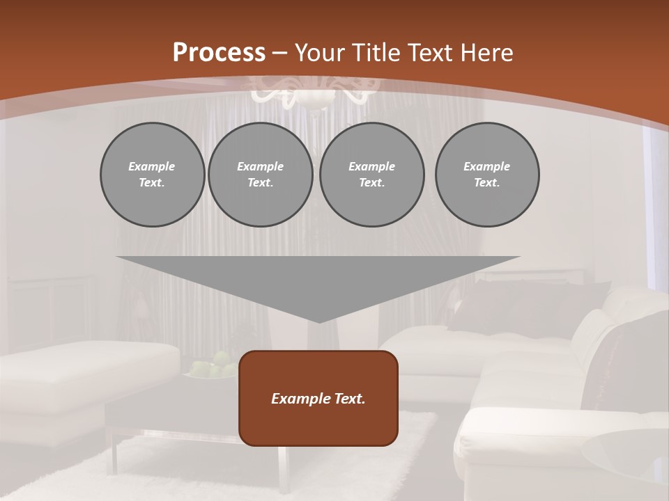 Relaxation Beautiful Lamp PowerPoint Template
