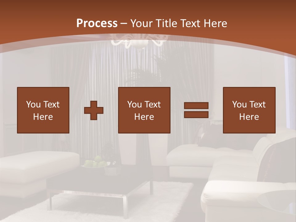 Relaxation Beautiful Lamp PowerPoint Template