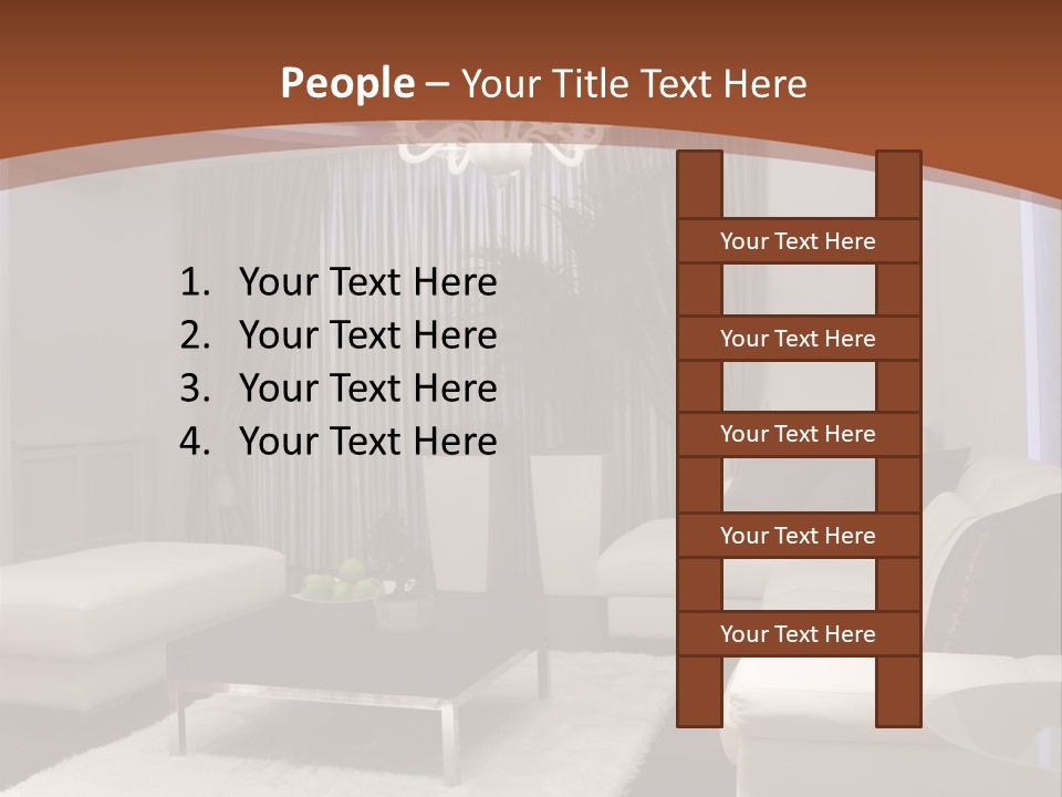 Relaxation Beautiful Lamp PowerPoint Template