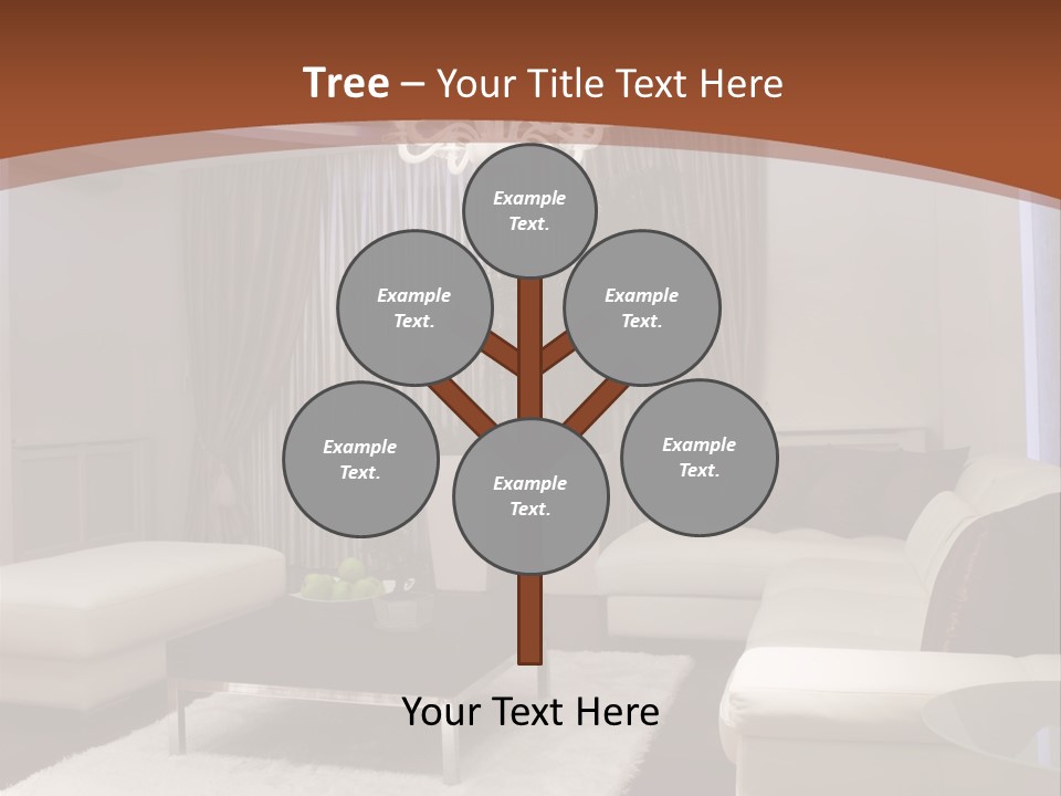 Relaxation Beautiful Lamp PowerPoint Template