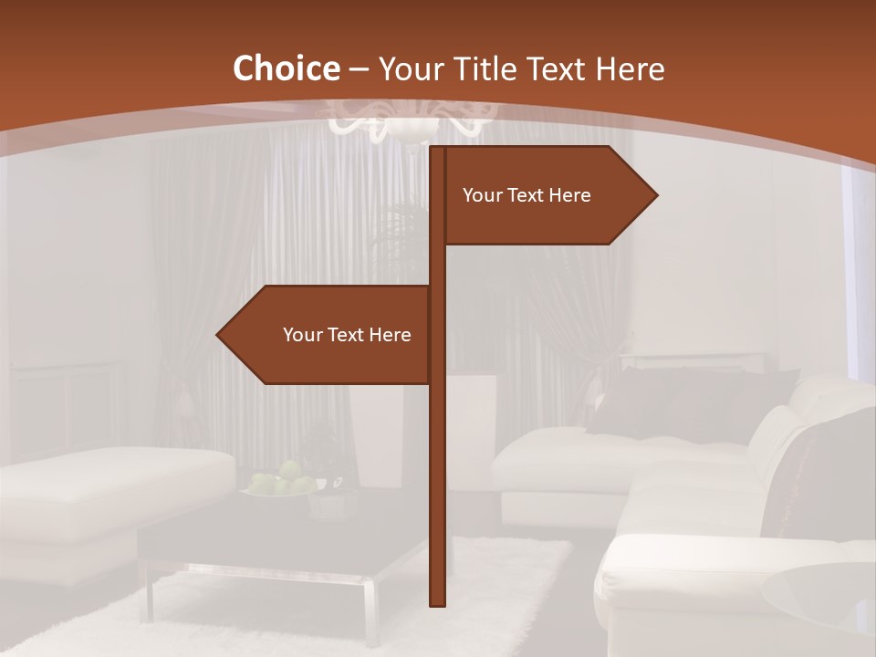 Relaxation Beautiful Lamp PowerPoint Template