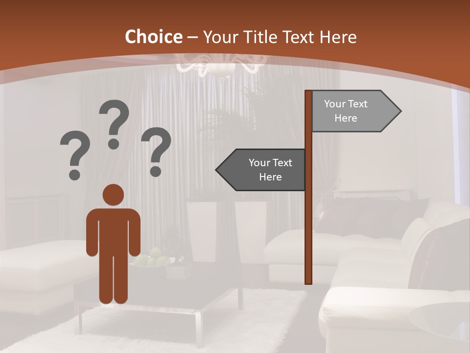 Relaxation Beautiful Lamp PowerPoint Template