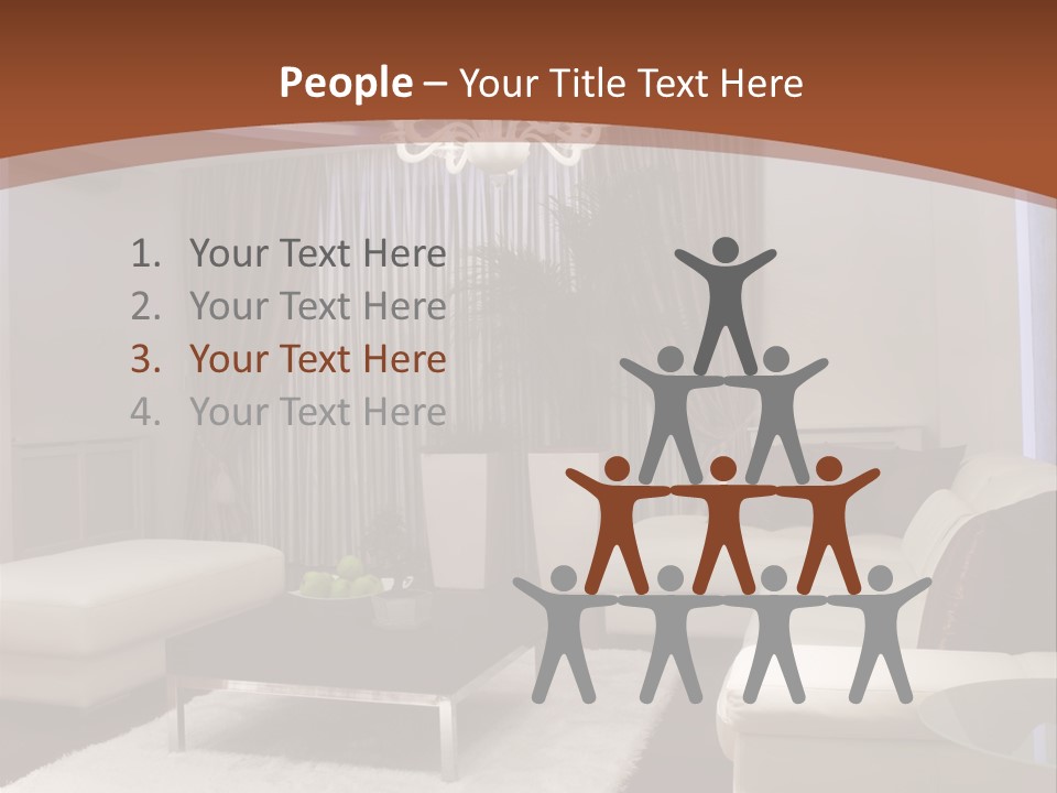 Relaxation Beautiful Lamp PowerPoint Template