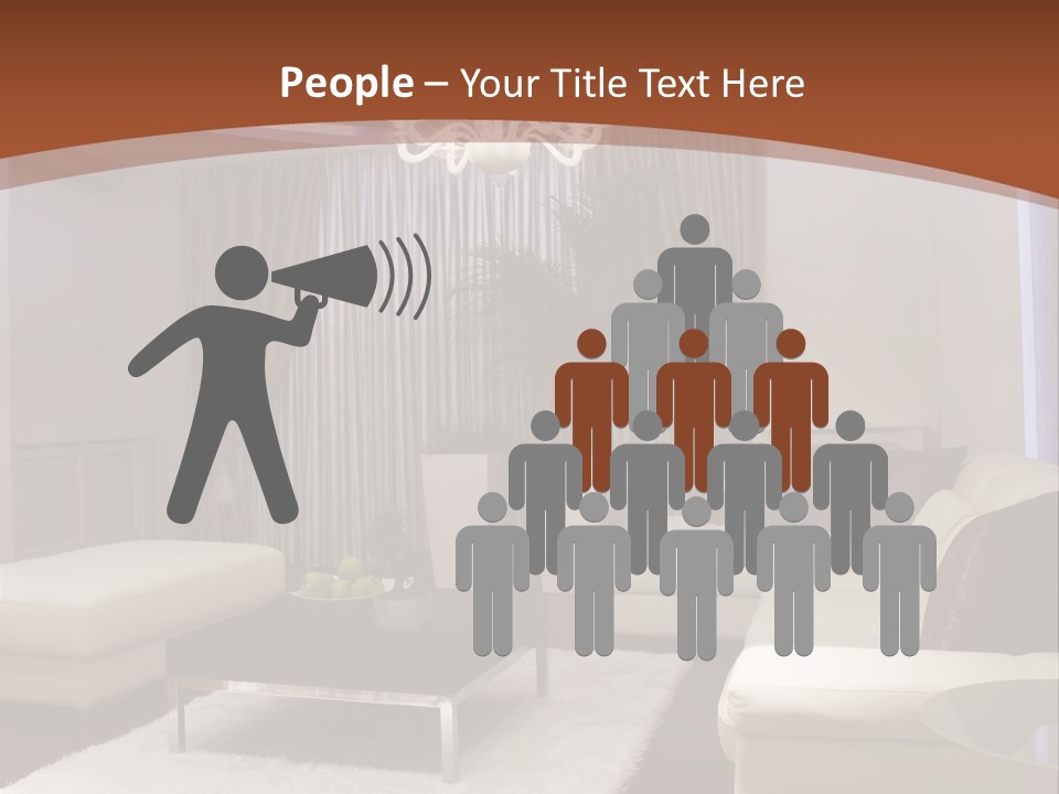 Relaxation Beautiful Lamp PowerPoint Template