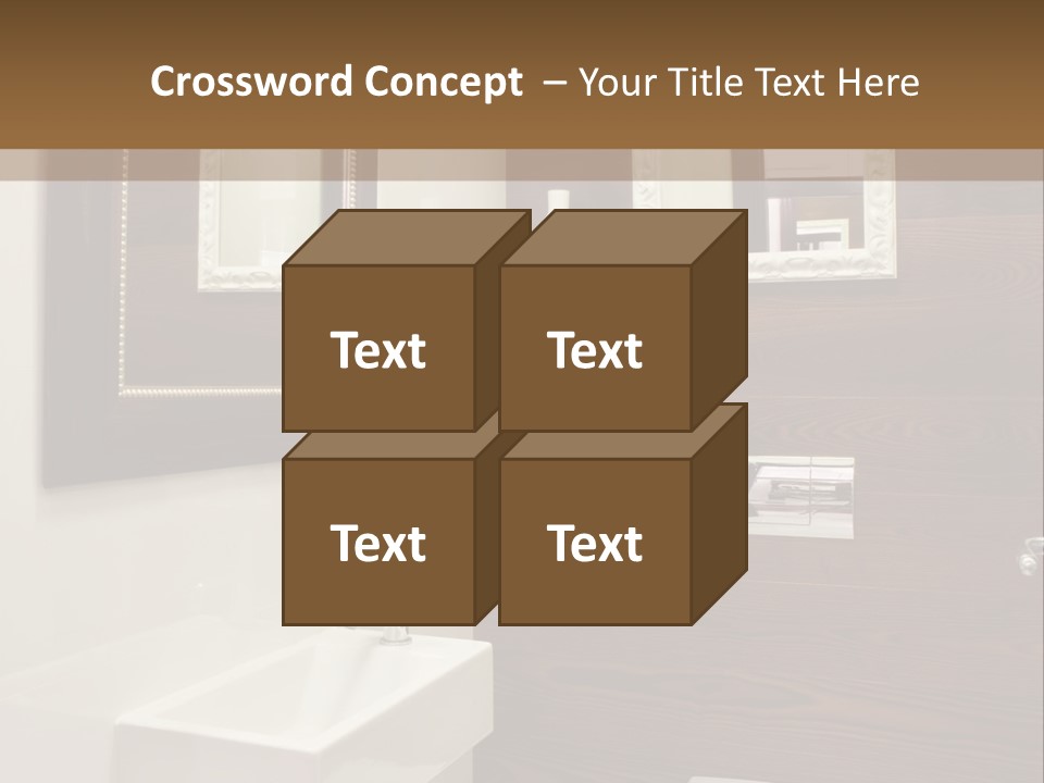 Wash Sink Bathroom PowerPoint Template