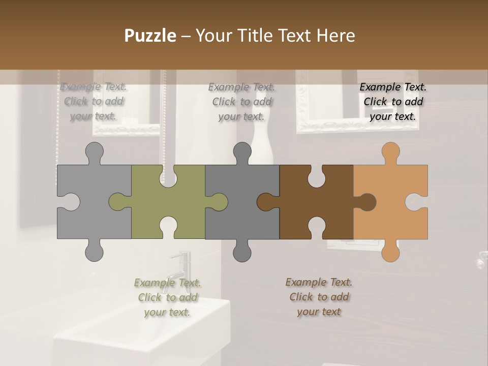 Wash Sink Bathroom PowerPoint Template