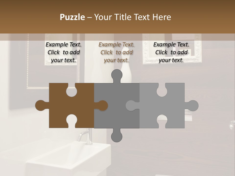 Wash Sink Bathroom PowerPoint Template