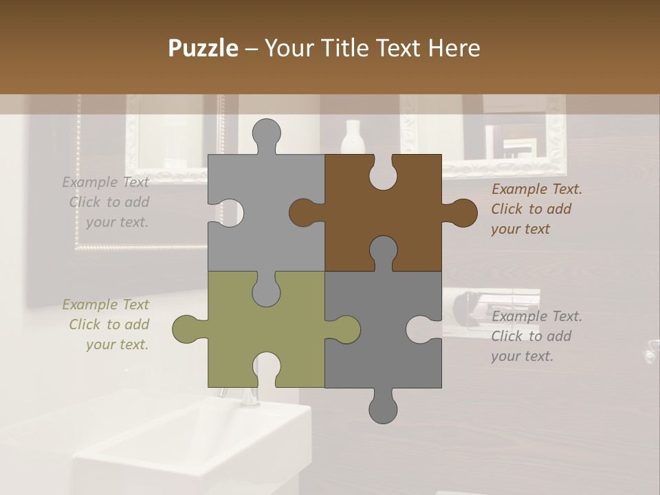 Wash Sink Bathroom PowerPoint Template