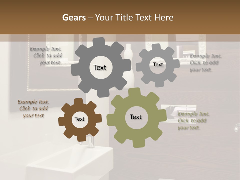 Wash Sink Bathroom PowerPoint Template