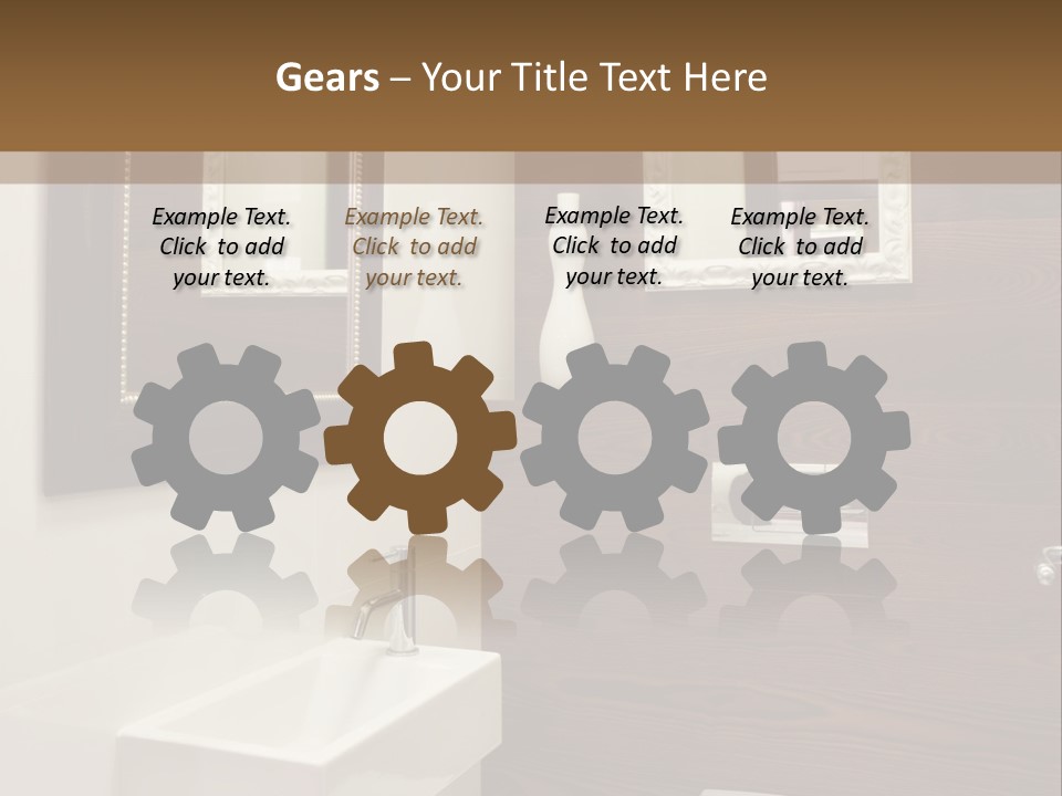 Wash Sink Bathroom PowerPoint Template