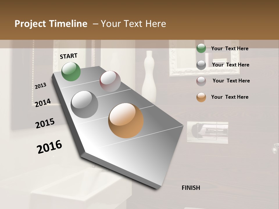 Wash Sink Bathroom PowerPoint Template