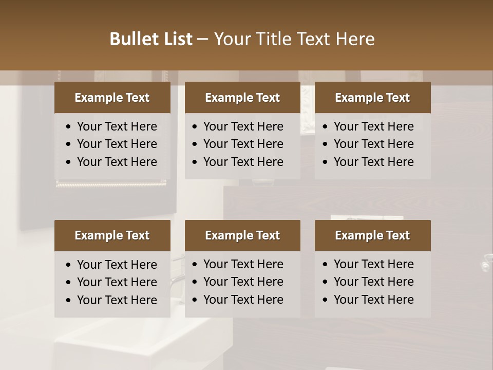 Wash Sink Bathroom PowerPoint Template