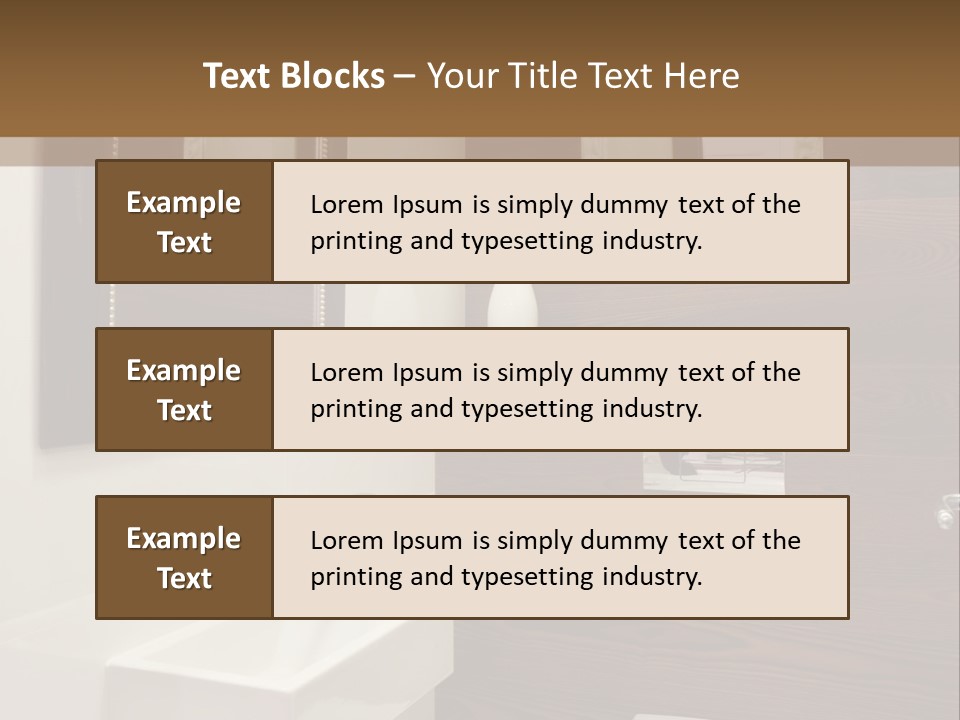 Wash Sink Bathroom PowerPoint Template