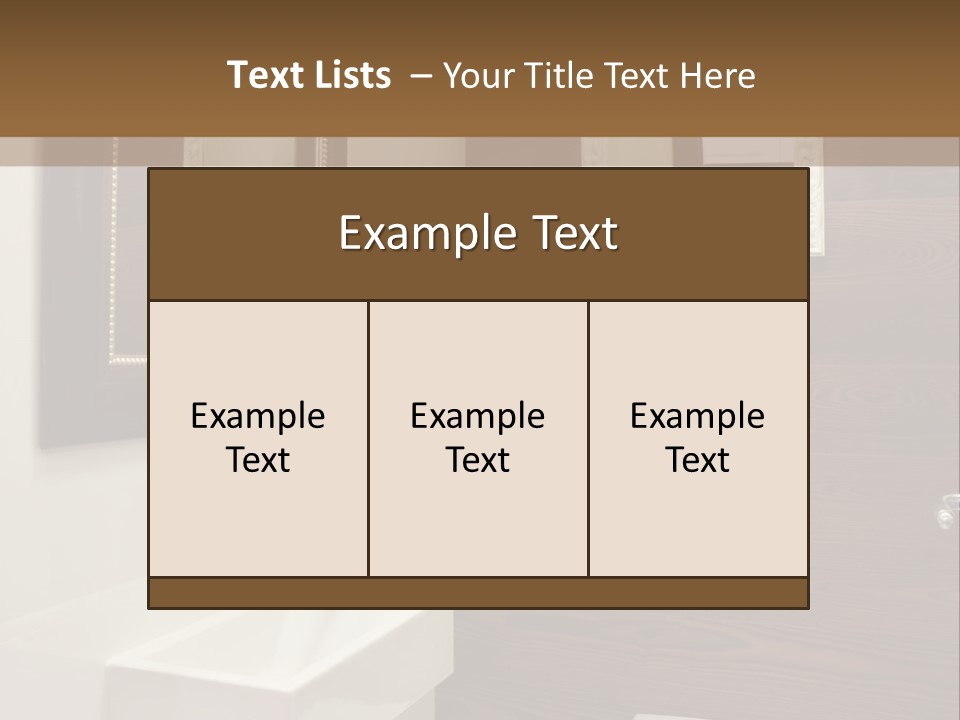 Wash Sink Bathroom PowerPoint Template
