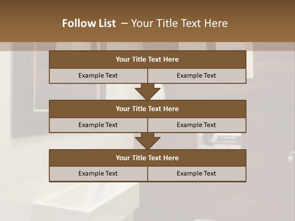 Wash Sink Bathroom PowerPoint Template