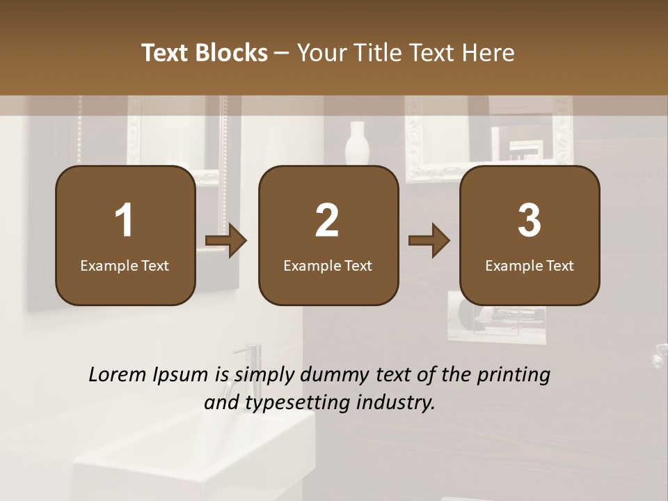 Wash Sink Bathroom PowerPoint Template
