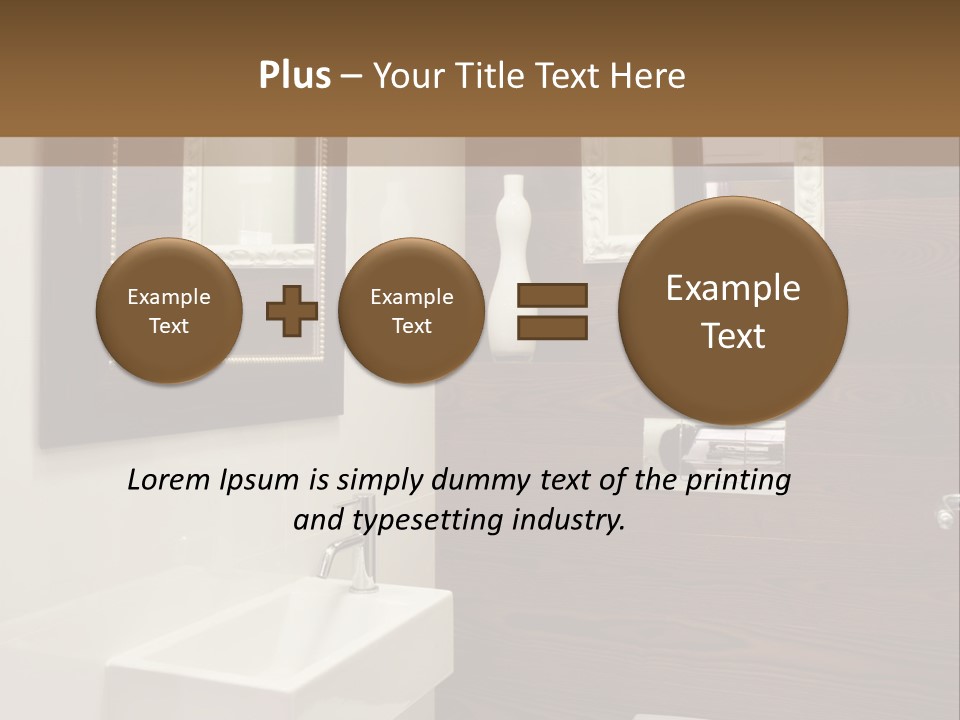 Wash Sink Bathroom PowerPoint Template