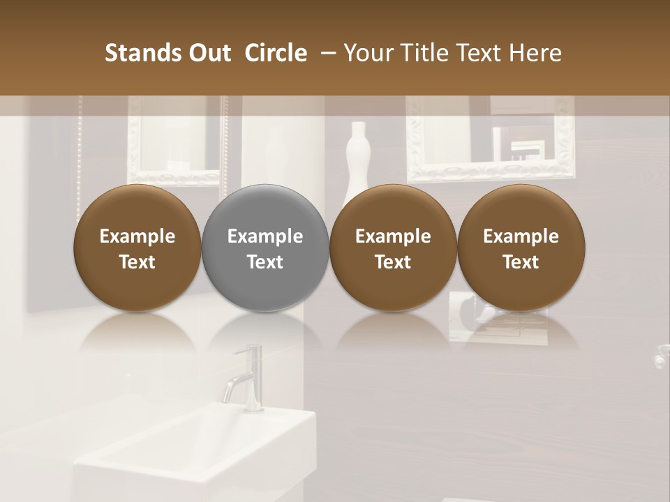 Wash Sink Bathroom PowerPoint Template