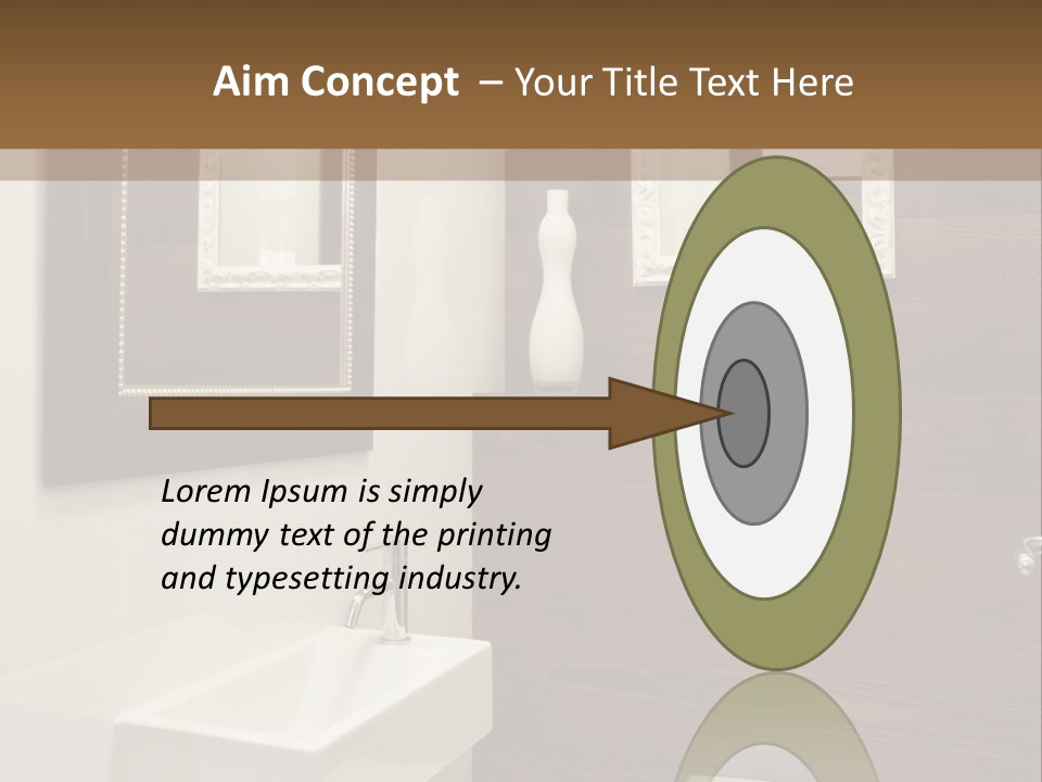 Wash Sink Bathroom PowerPoint Template