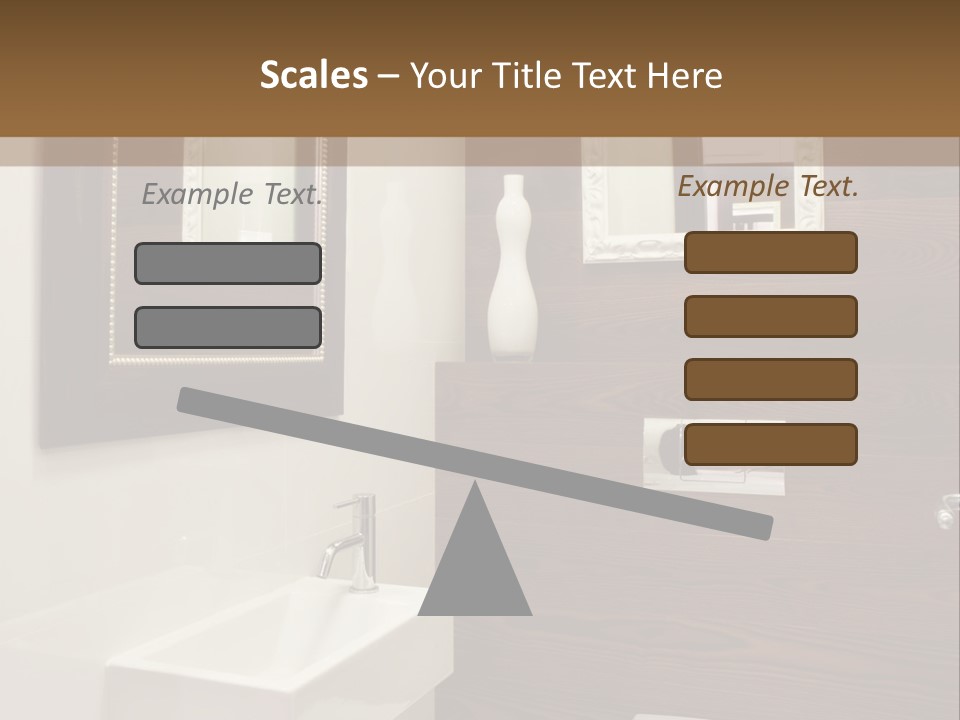 Wash Sink Bathroom PowerPoint Template