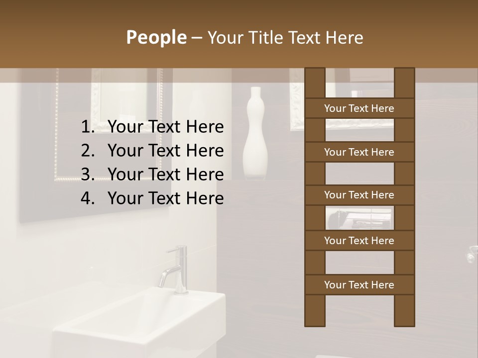 Wash Sink Bathroom PowerPoint Template