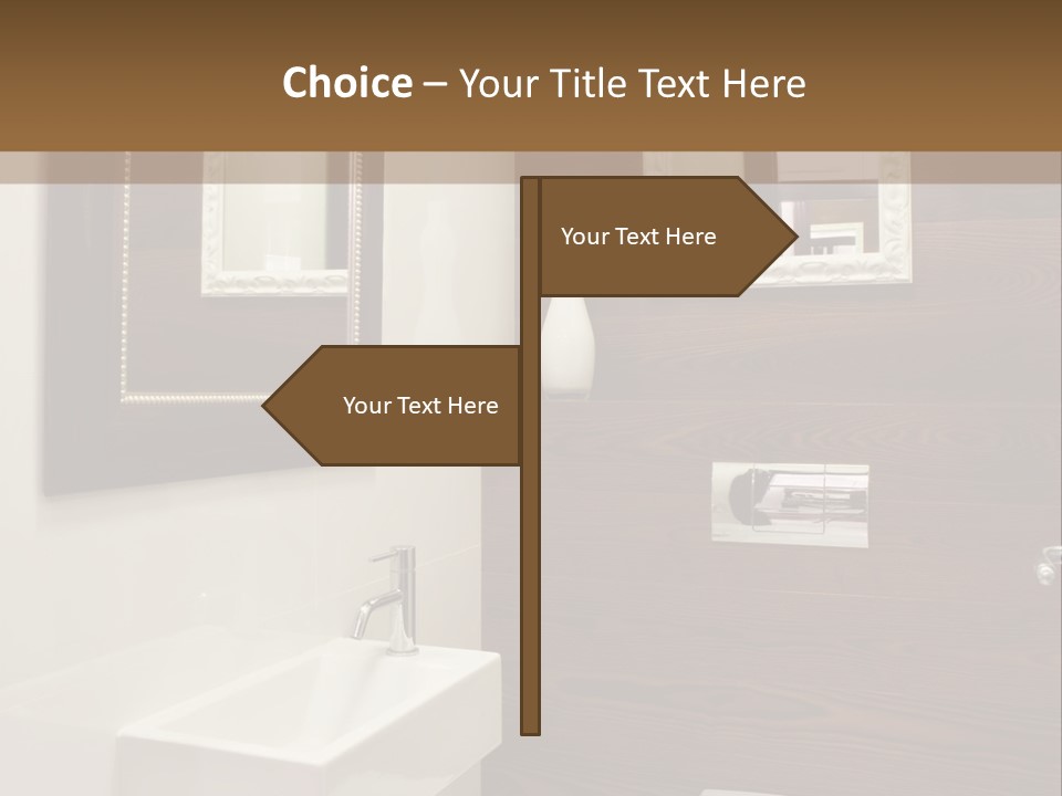 Wash Sink Bathroom PowerPoint Template