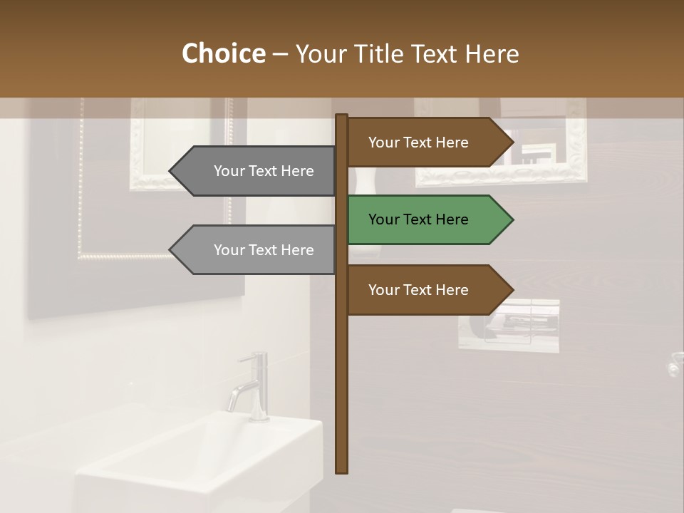Wash Sink Bathroom PowerPoint Template
