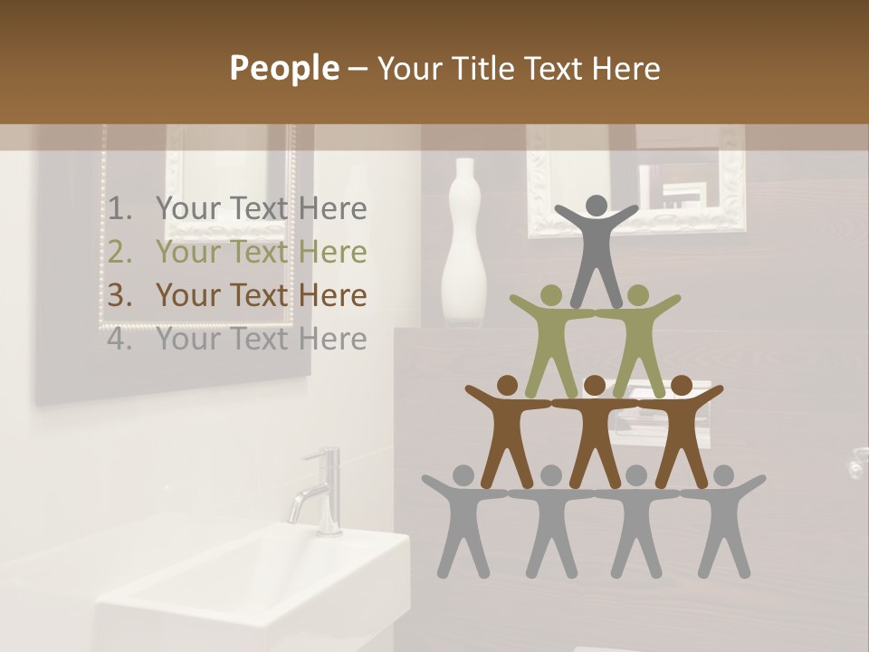Wash Sink Bathroom PowerPoint Template