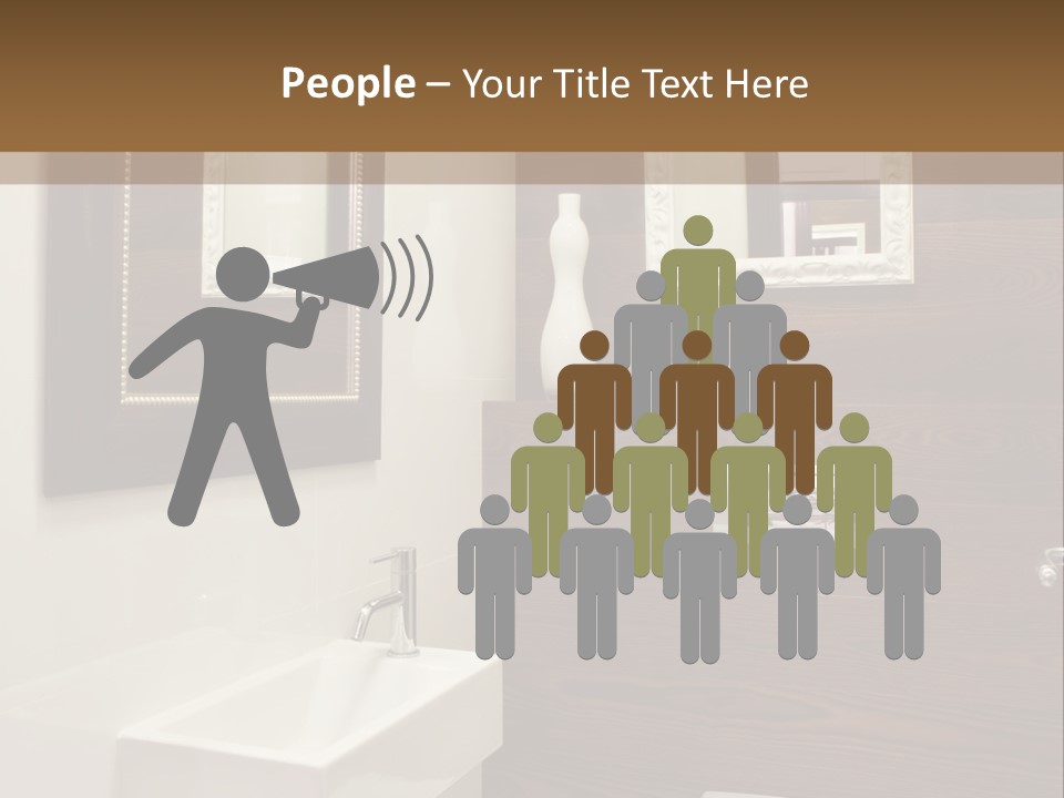 Wash Sink Bathroom PowerPoint Template