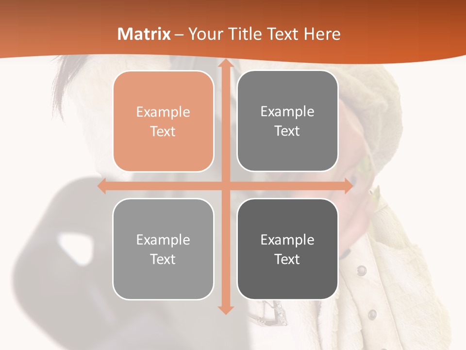 Pose Pistol Black PowerPoint Template