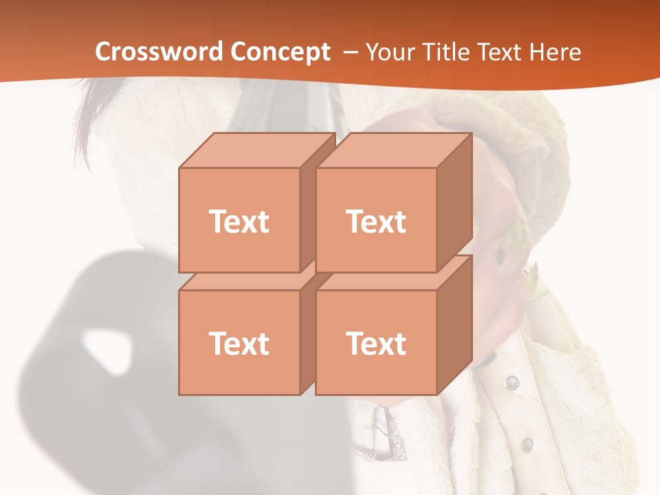 Pose Pistol Black PowerPoint Template