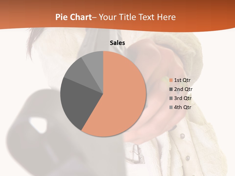 Pose Pistol Black PowerPoint Template