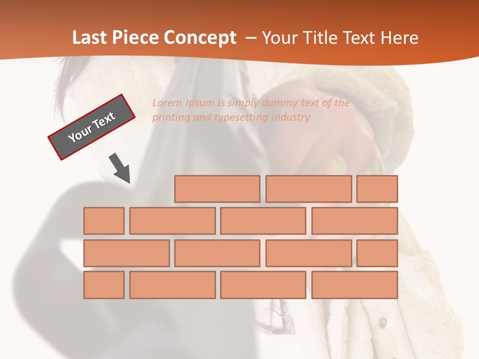 Pose Pistol Black PowerPoint Template