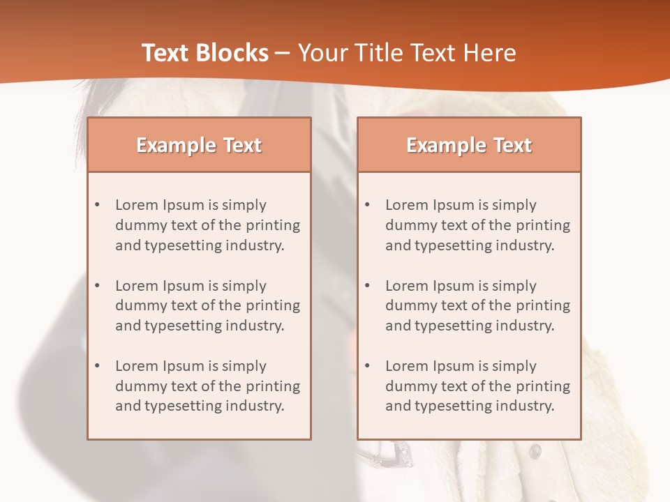 Pose Pistol Black PowerPoint Template