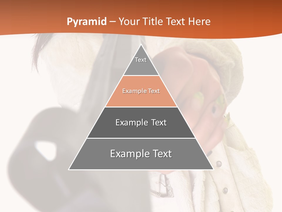 Pose Pistol Black PowerPoint Template