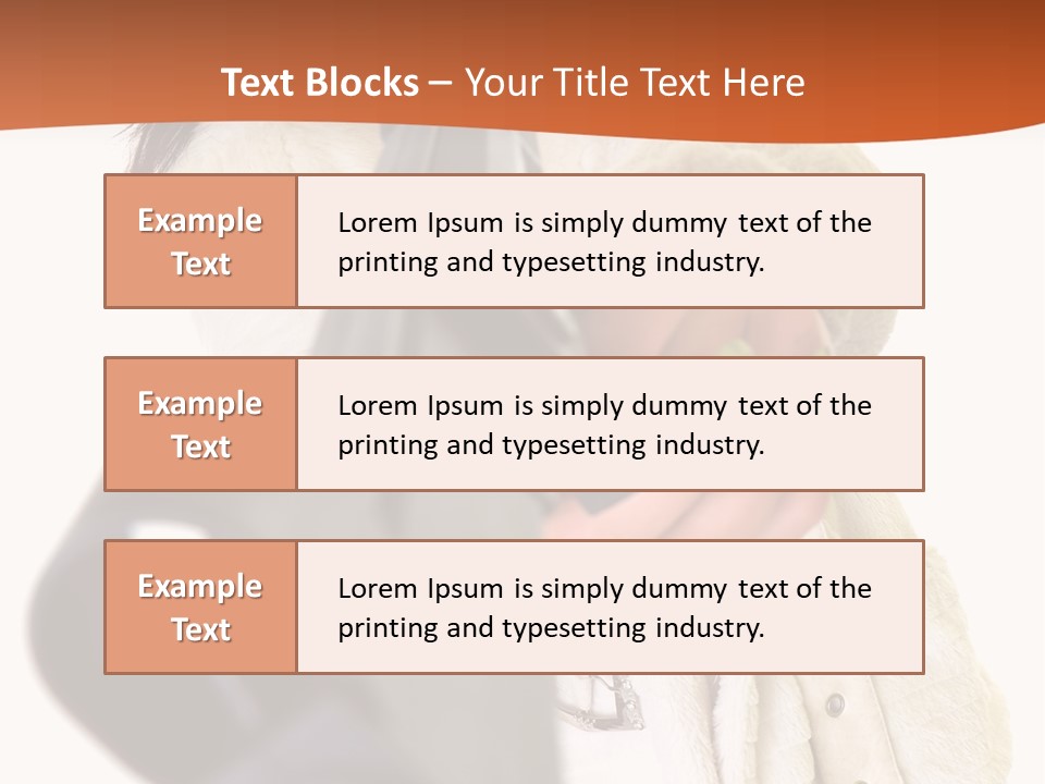 Pose Pistol Black PowerPoint Template