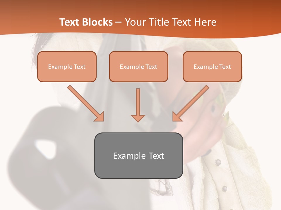 Pose Pistol Black PowerPoint Template