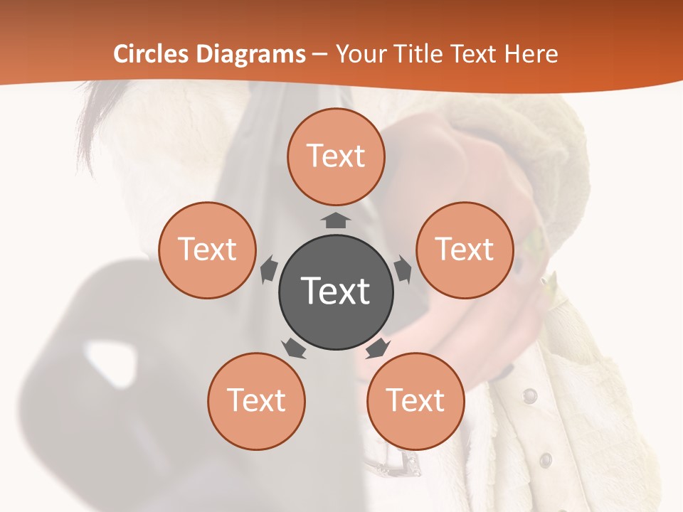 Pose Pistol Black PowerPoint Template