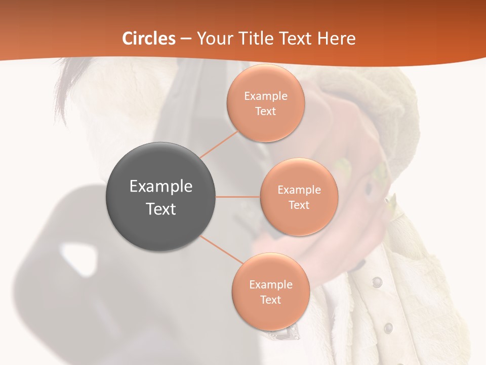 Pose Pistol Black PowerPoint Template