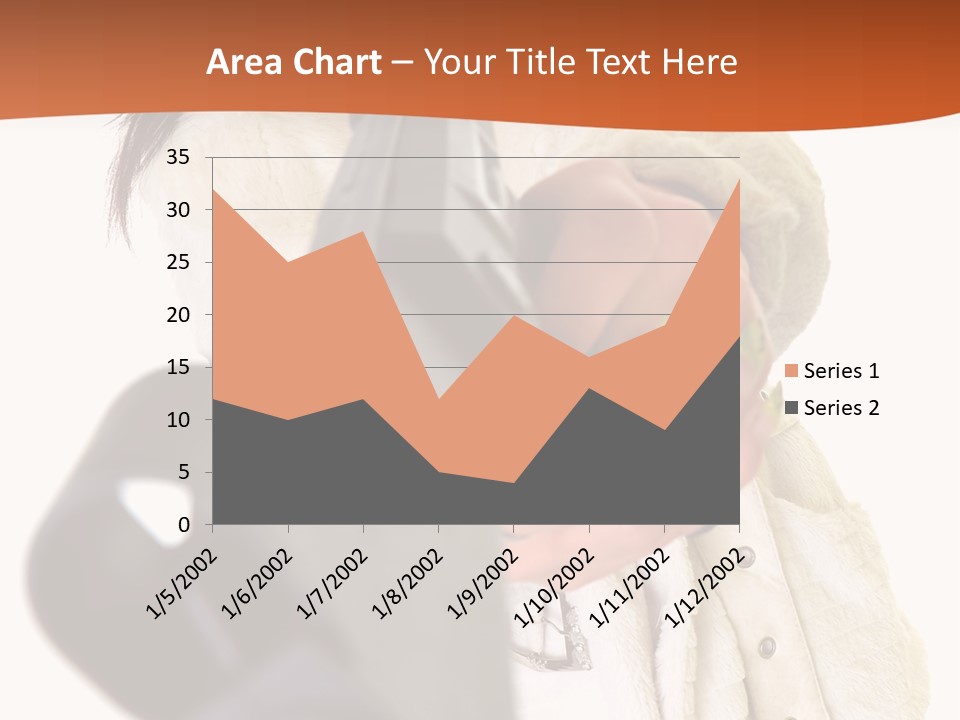 Pose Pistol Black PowerPoint Template