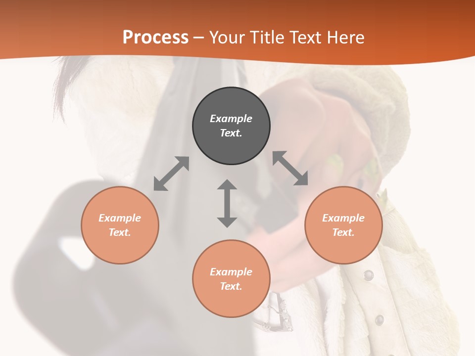 Pose Pistol Black PowerPoint Template