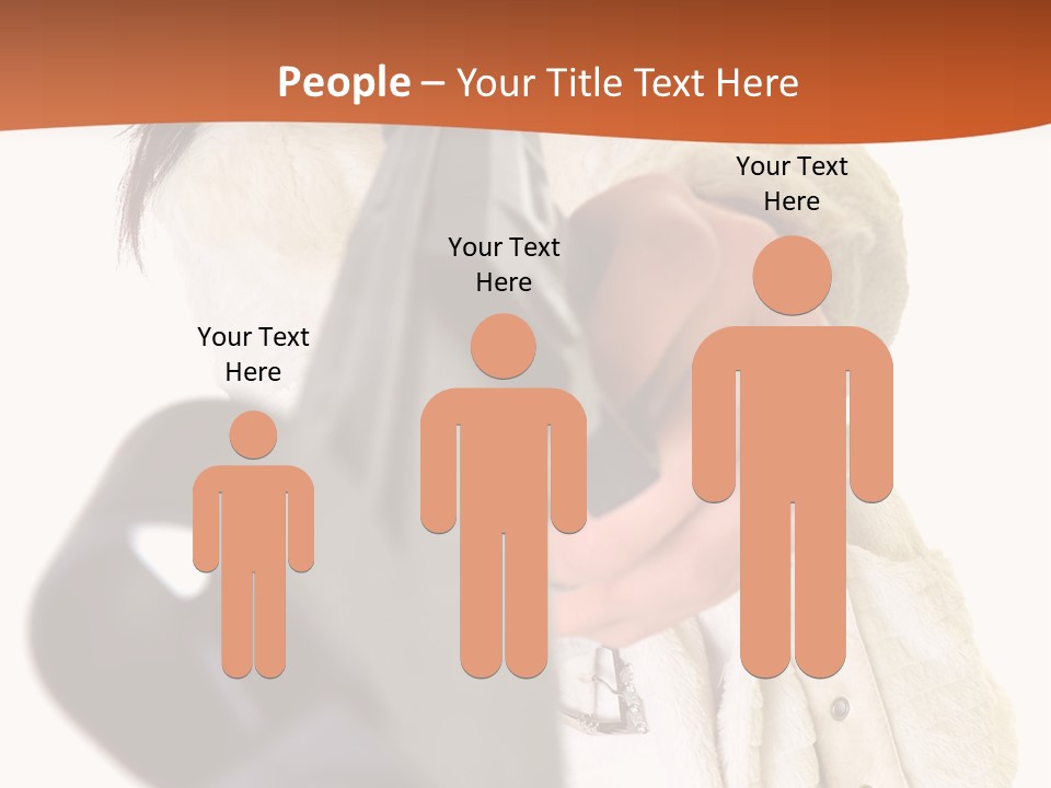 Pose Pistol Black PowerPoint Template