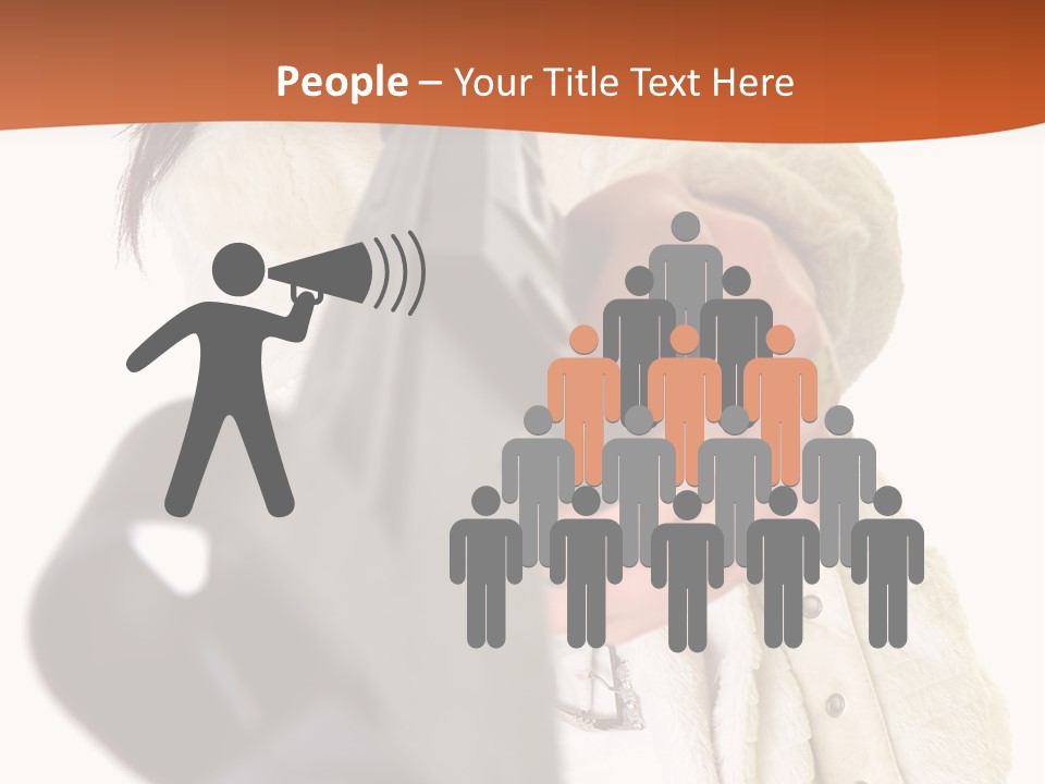 Pose Pistol Black PowerPoint Template