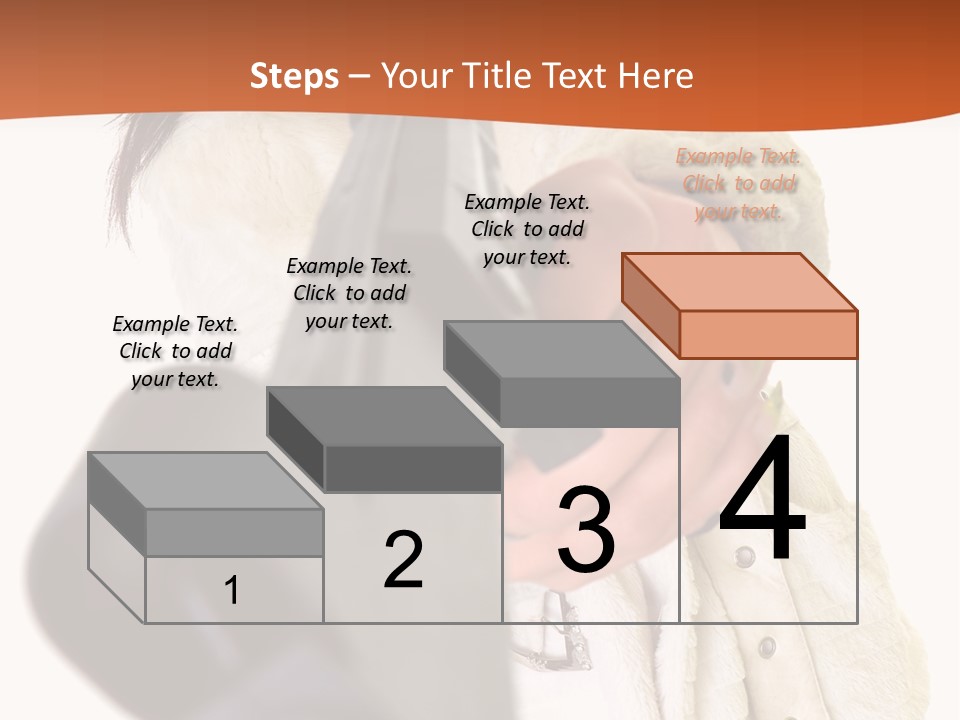 Pose Pistol Black PowerPoint Template
