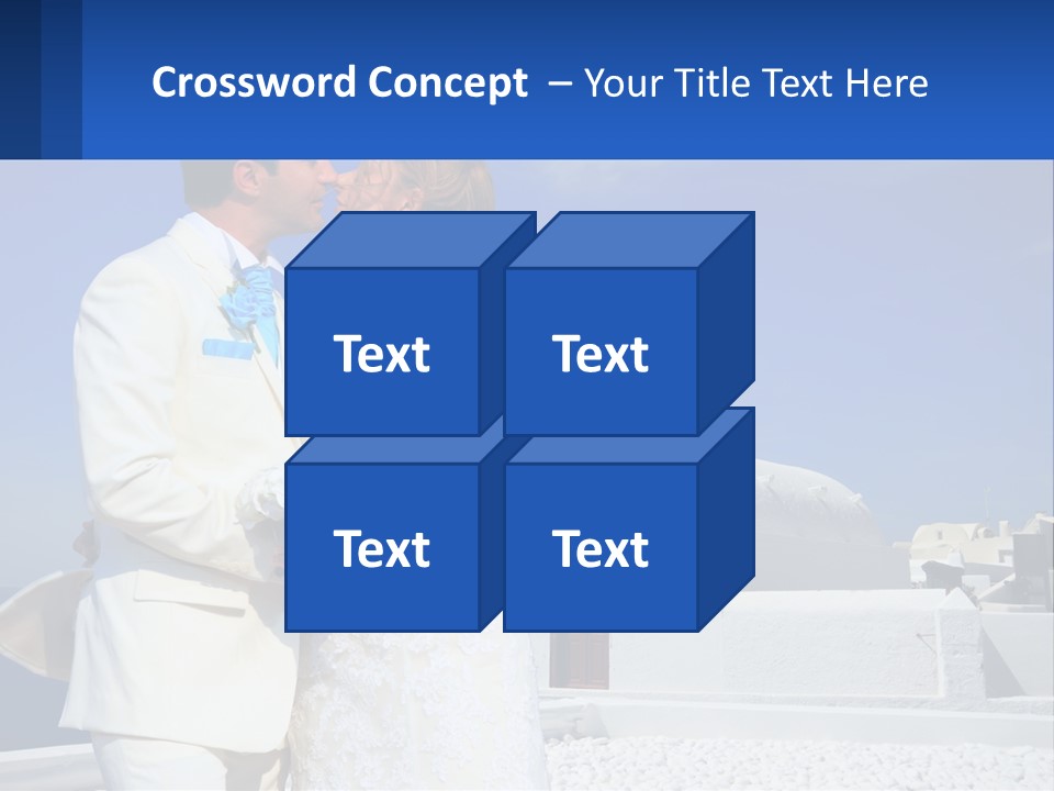Caucasian Engagement Man PowerPoint Template