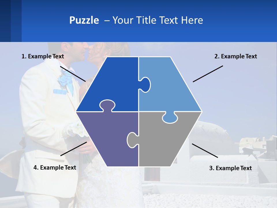 Caucasian Engagement Man PowerPoint Template