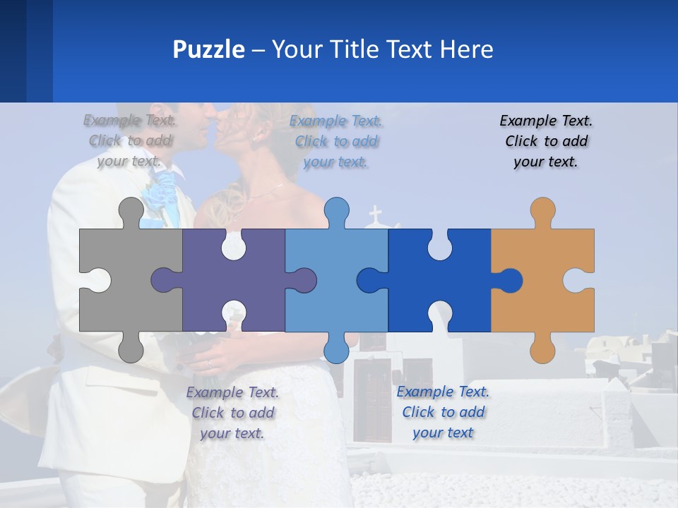 Caucasian Engagement Man PowerPoint Template