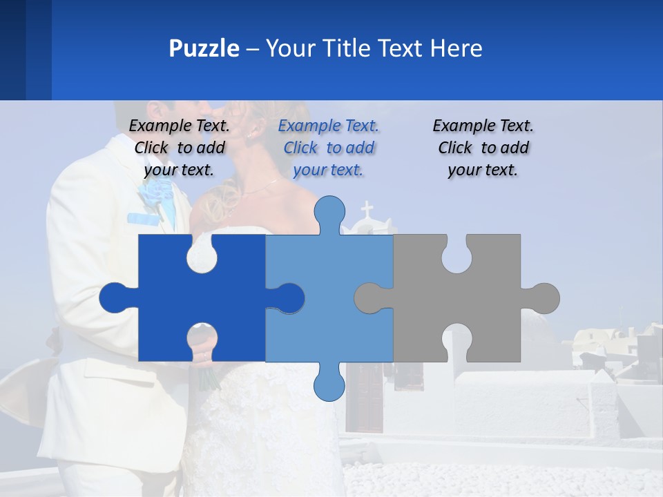 Caucasian Engagement Man PowerPoint Template