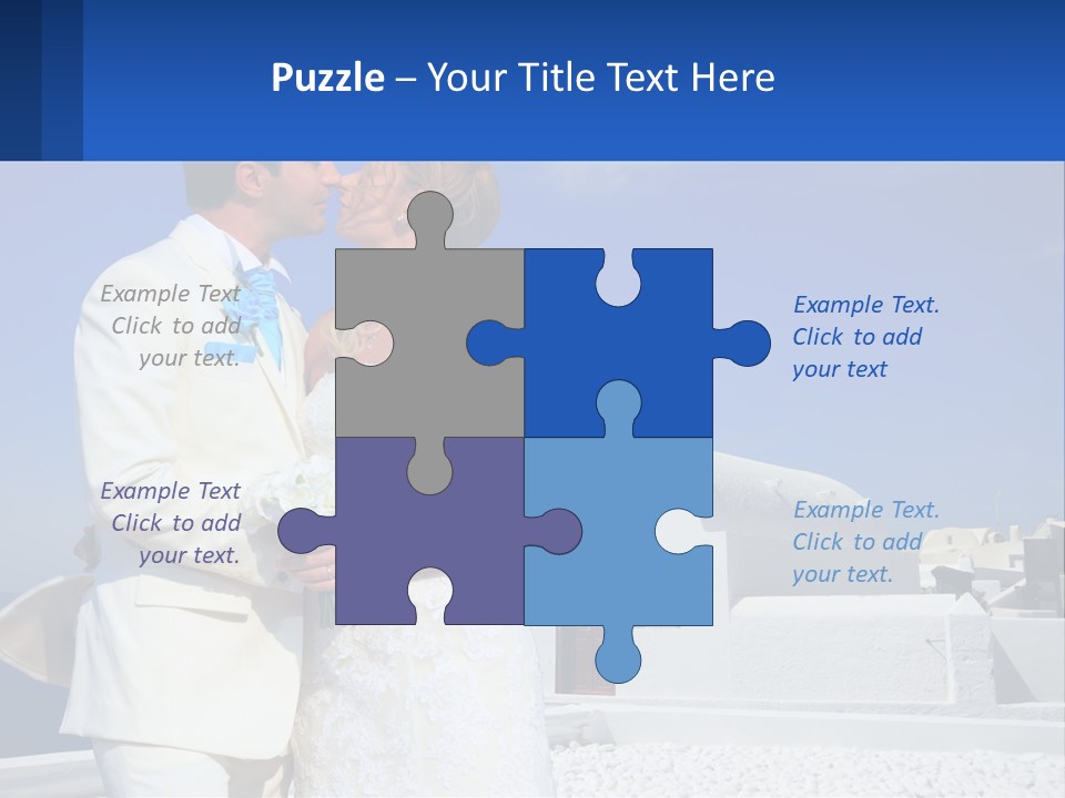 Caucasian Engagement Man PowerPoint Template