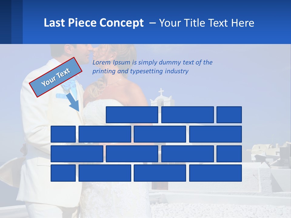 Caucasian Engagement Man PowerPoint Template